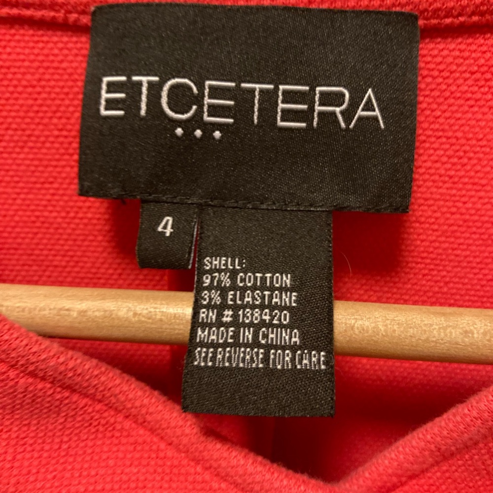 Etcetera Knit Jacket in Raspberry
